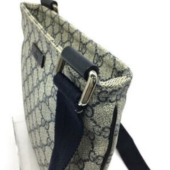 Gucci Shoulder Bag GG Supreme Navy Blue - Picture 7 of 8
